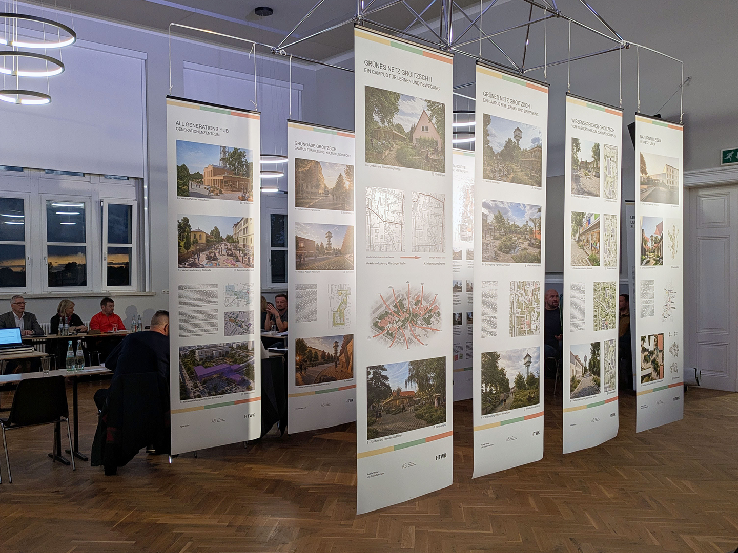 Ausstellung Zukunftsvisionen für einen Bildungscampus in Groitzsch 