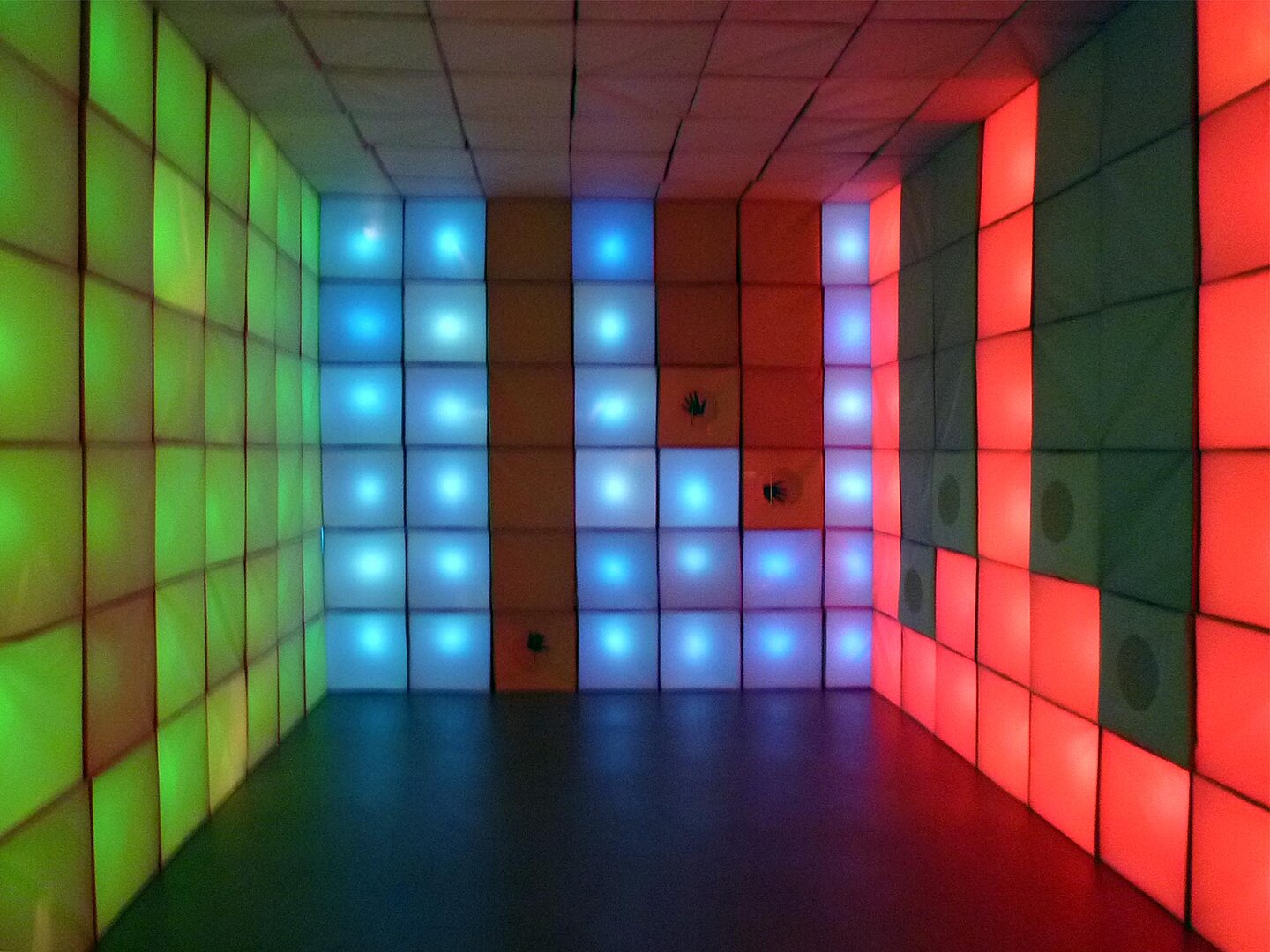 Lichtinstallation zum Lichtfest in Lyon 2013