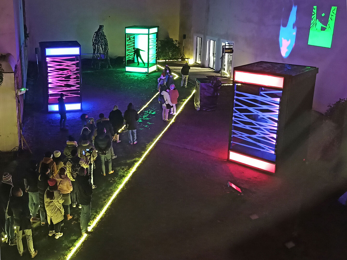 Light installation for the Lyon Light Festival 2021